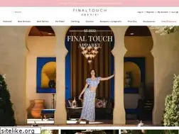 Sites similar to finaltouchapparel.com