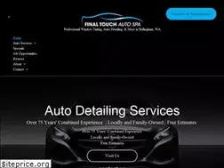 Sites similar to finaltouchautospa.com