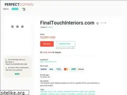 Sites similar to finaltouchinteriors.com