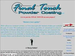 Sites similar to finaltouchpowdercoating.com