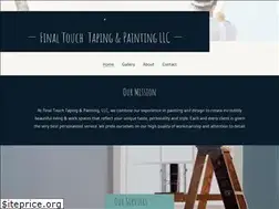 Sites similar to finaltouchtapingpainting.com
