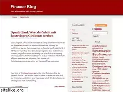 Sites similar to finance-blog.de
