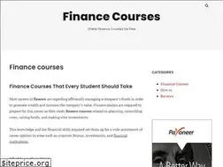 Sites similar to finance-courses.com