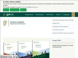 Sites similar to finance.gov.ie