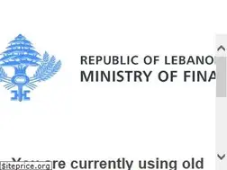 Sites similar to finance.gov.lb