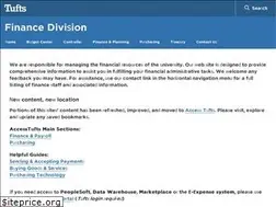 Sites similar to finance.tufts.edu