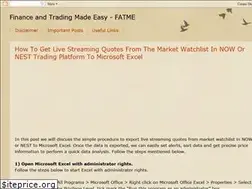 Sites similar to financeandtradingmadeeasy.blogspot.com