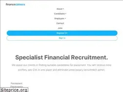Sites similar to financecareers.co.za
