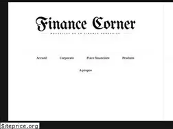 Sites similar to financecorner.ch