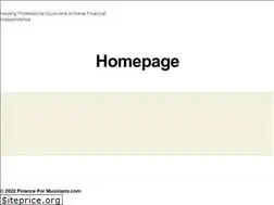 Sites similar to financeformusicians.com