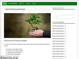 Sites similar to financehelper.net