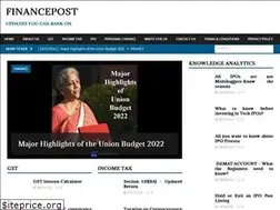 Sites similar to financepost.in