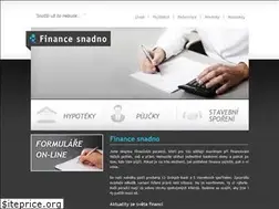 Sites similar to financesnadno.cz