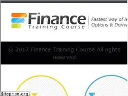 Sites similar to financetrainingcourse.com