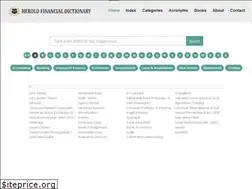 Sites similar to financial-dictionary.info
