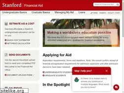 Sites similar to financialaid.stanford.edu