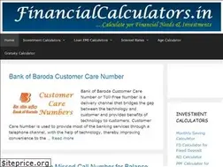 Sites similar to financialcalculators.in