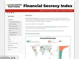 Sites similar to financialsecrecyindex.com