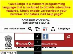 Sites similar to financialservices.gov.in