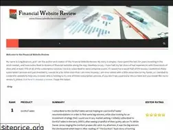 Sites similar to financialwebsitereview.com