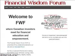 Sites similar to financialwisdomforum.org
