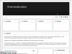 Sites similar to finanskalkulator.no