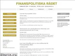Sites similar to finanspolitiskaradet.se