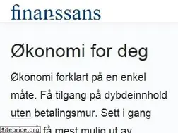 Sites similar to finanssans.no