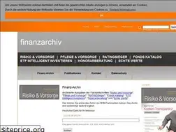 Sites similar to finanzarchiv.com