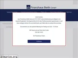 Sites similar to finanzhausberlin.de