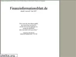 Sites similar to finanzinformationsblatt.de
