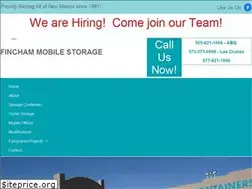 Sites similar to finchammobilestorage.com