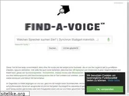 Sites similar to find-a-voice.de