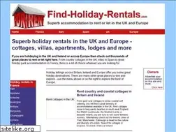 Sites similar to find-holiday-rentals.com