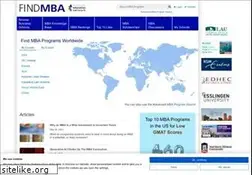 Sites similar to find-mba.com