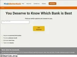 Sites similar to findabetterbank.com