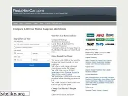 Sites similar to findahirecar.com