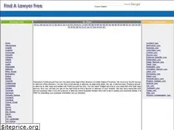 Sites similar to findalawyerfree.com