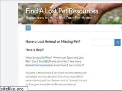 Sites similar to findalostpetresources.com