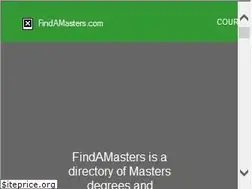 Sites similar to findamasters.com