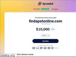 Sites similar to findapetonline.com