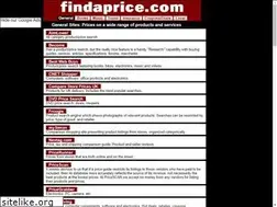 Sites similar to findaprice.com