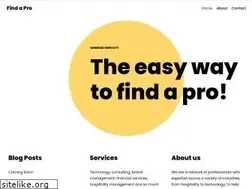 Sites similar to findapro.com