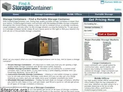 Sites similar to findastoragecontainer.com