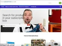 Sites similar to findasubscriptionbox.com