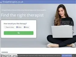 Sites similar to findatherapist.co.uk