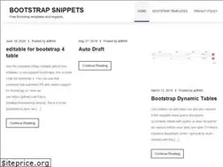 Sites similar to findbootstrapsnippets.com