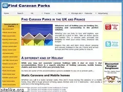 Sites similar to findcaravanparks.com