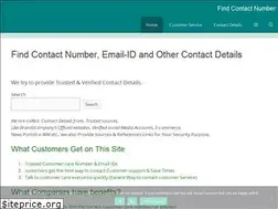 Sites similar to findcontactnumber.com