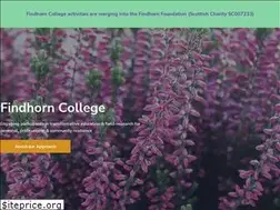 Sites similar to findhorncollege.org
